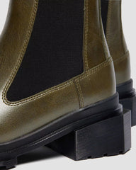 MAYBOLE CHELSEA Square Toe Leather Boots