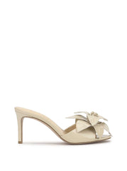 Percia Slip On Heel in Soft Ivory