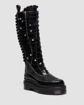XTRM FRILL Platform Leather Boots