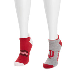 Indiana Hoosiers GameDay Unisex Lowcut Socks 2 Pair Pack