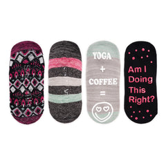 Women's Studio Socks - Criss Cross Ballerina 4PK