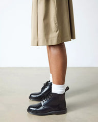 EMMELINE Smooth Lace Up Boots