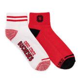 Ohio State Buckeyes GameDay Unisex Mini Crew Socks 2 Pack