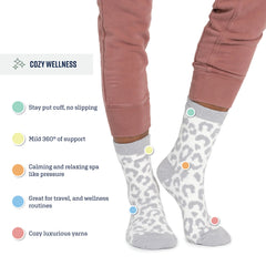 Women's 3 Pack Cozy Compression Crew Socks