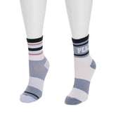 Women's Studio Socks - Quarter Crew Nylon Compression 2 Pack
