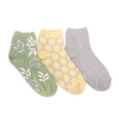 Women's 3 Pack Vitamin E Infused Crew Socks