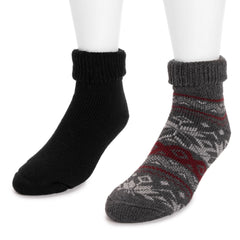 Men's 2 Pair Pack Short Heat Retainer Socks