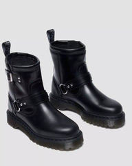 Anistone Harness Orleans Leather Biker Boots