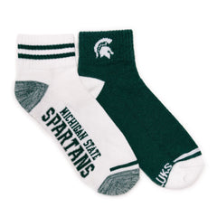 Michigan State Spartans GameDay Unisex Mini Crew Socks 2 Pack