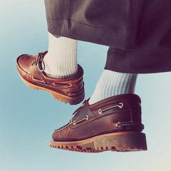 Men's Timberland Authentic 3-Eye Lug Handsewn Boat Shoe