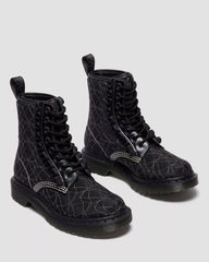 1460 FRILL Leather Lace Up Boots