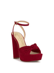 Immie Platform Sandal in Chili Pepper