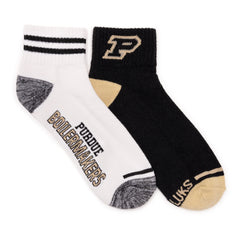 Purdue GameDay Unisex Mini Crew Socks 2 Pack