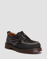Lowell mixed material moc toe shoes