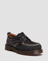 Lowell mixed material moc toe shoes