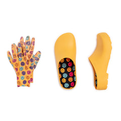 Women's Garden Clog and Bonus Glove Set