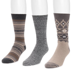 Men's 3 Pair Pack Microfiber Boot Socks