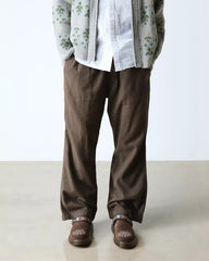 Isham Suede and Jacquard Mules