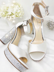 Everyn High Heel in Bridal White