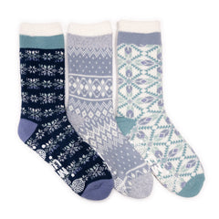 Women's Tall Cozy Lined Lounge Sock 3 Pack