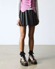 Buzz 5-Eye Leopard and Suede Shoes