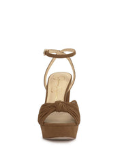 Immie Platform Sandal in Safari Brown