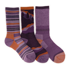 Women's 3 Pair Pack Heat Retainer Hiking Socks