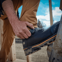 Men's Boondock Pull-On Composite Toe Waterproof Work Boot
