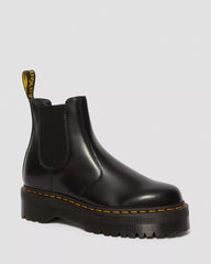 2976 Smooth Leather Platform Chelsea Boots