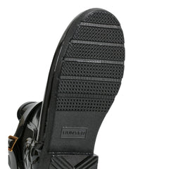 Women's Quilted Gloss Refined Slim Fit Chelsea Boots