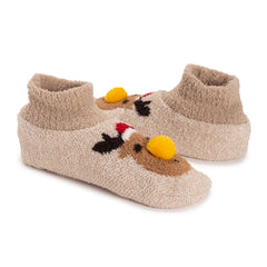 MUK LUKS Women's Cozy Ribbed Cuff Booties