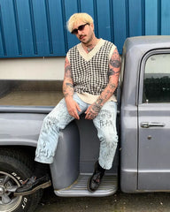 Adrian Vintage Made In England Quilon Leather Tassel Loafers