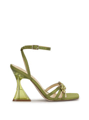 Suzetea High Heel in Botanical Green