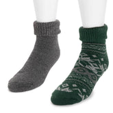 Men's 2 Pair Pack Short Heat Retainer Socks