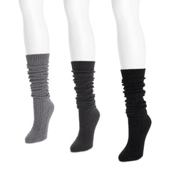 Women's 3 Pair Pack Knee High Socks