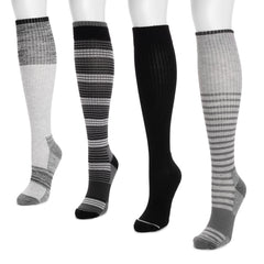 Women's 4 Pack Cotton Compression Socks
