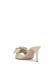 Percia Slip On Heel in Soft Ivory