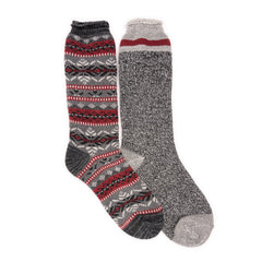 Men's 2 Pair Pack Heat Retainer Crew Socks
