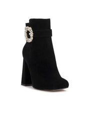 Luminna Block Heeled Bootie in Black