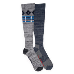 Men's 2 Pair Pack Tall Cotton Compression Socks