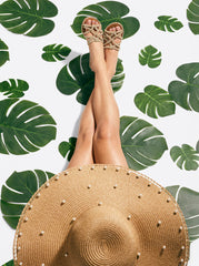 Briellea Embellished Sandal in Champagne