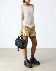 Buzz 5-Eye Milled Napa Leather Shoes