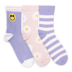 Women's 3 Pack Cozy Compression Crew Socks