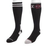 Men's 2 Pair Pack Wool Blend Compression Knee-High Socks