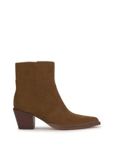 Helvona Western Bootie in Safari Brown