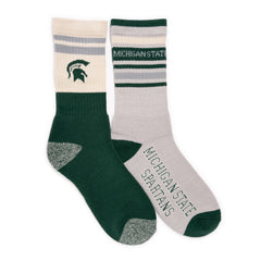 Michigan State Spartans GameDay Unisex Crew Socks 2 Pack