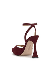 Jixte High Heel in Dark Cherry