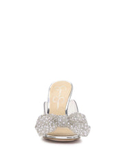 Saidah Block Heel in Clear