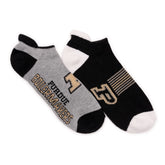 Purdue GameDay Unisex Lowcut Socks 2 Pair Pack