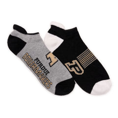 Purdue GameDay Unisex Lowcut Socks 2 Pair Pack